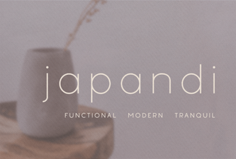 Japandi Font: Minimalist Typography for Modern Design